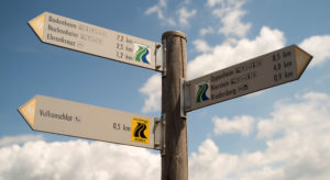 Hiking Rheinhessen - Signpost