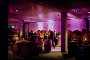in the wine cellar of Weingut Braunewell