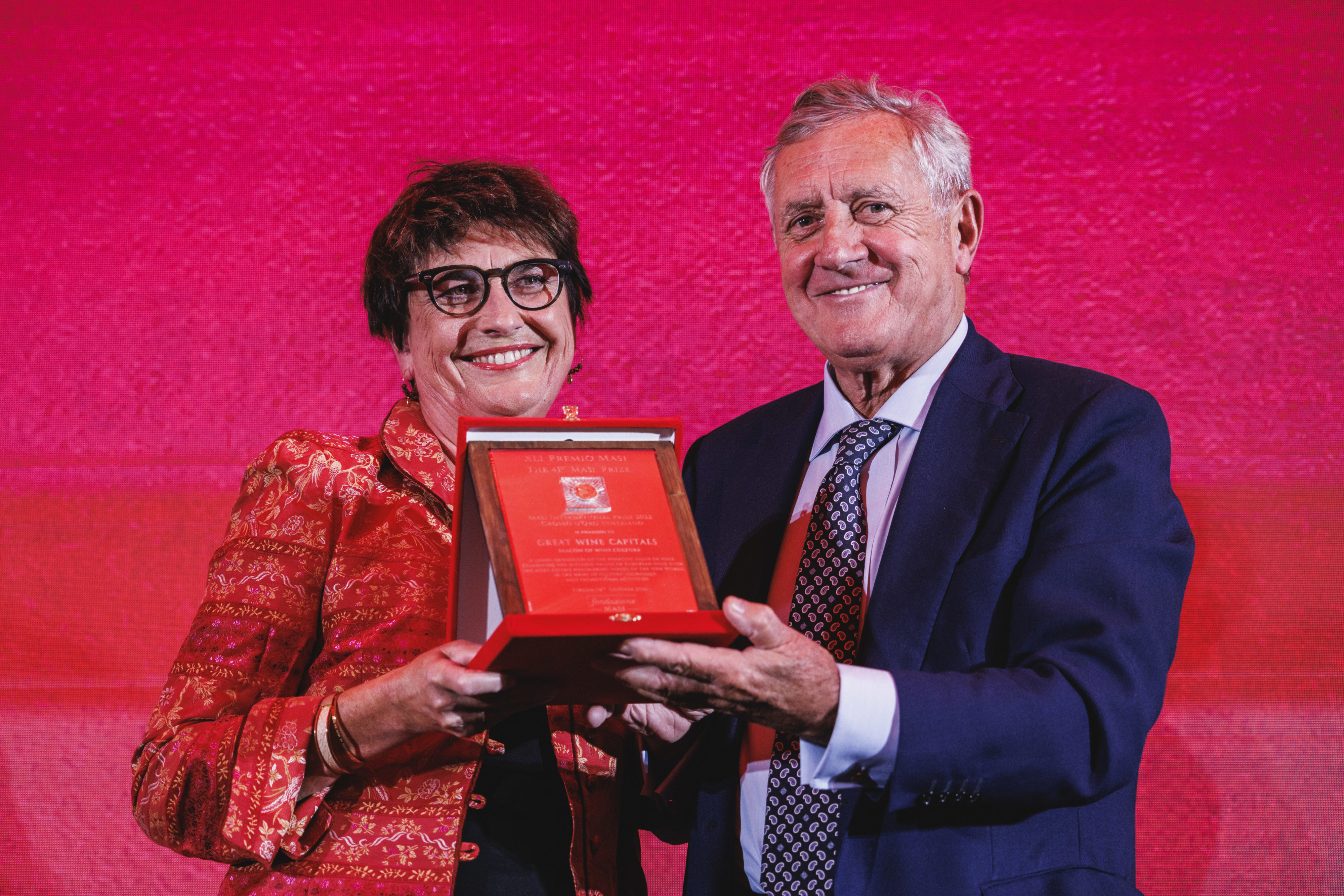 2022 Masi Awards given to the Procuratoria of St. Mark’s Basilica and the “Great Wine Capitals”, absolute symbols of Venetian civilization and wine.