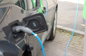 Charging station of an electric car