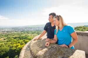 The Bismarck Tower in Ingelheim am Rhein with a great view 