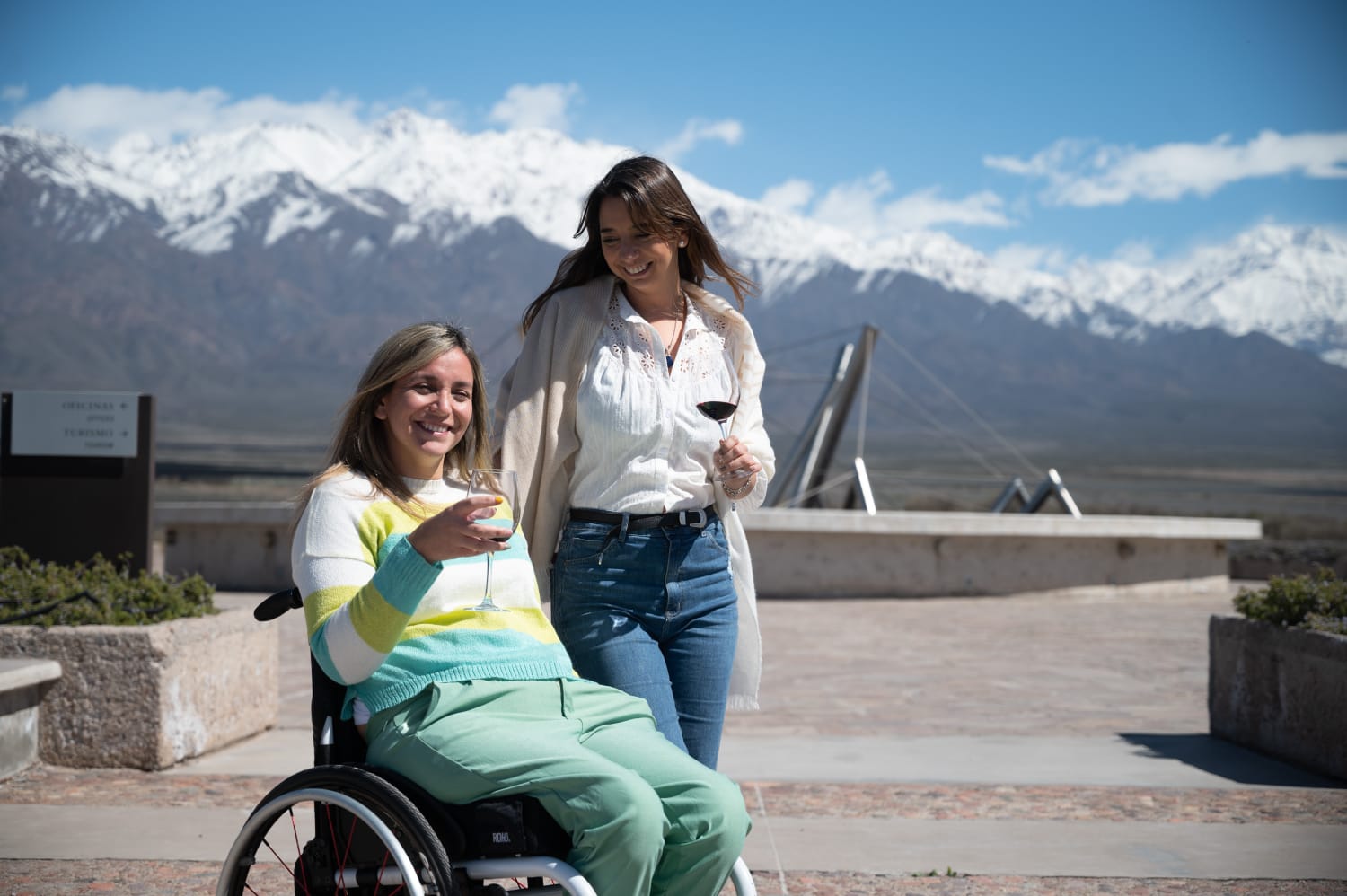 A 100% accessible wine tourism experience at the foot of the Andes