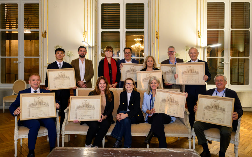 GWC Executive Committee members received Grand Cru Classe Diplomas of Honor