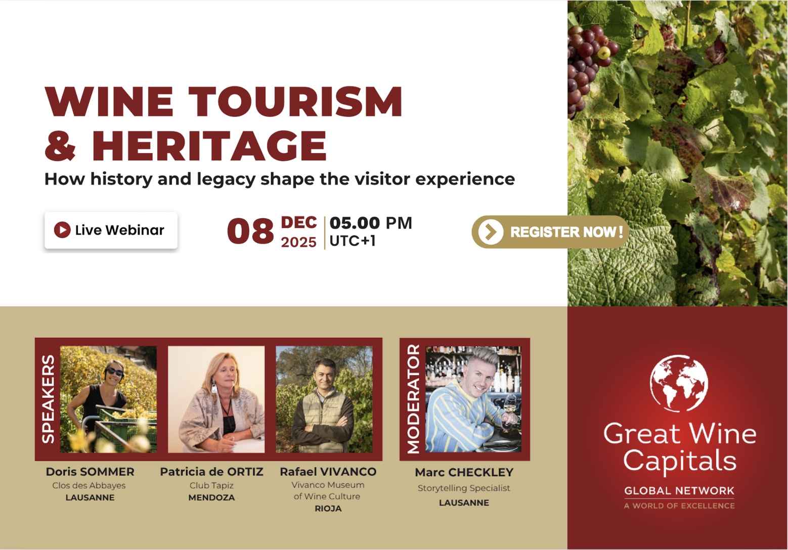 GWC Webinar: Wine Tourism & Heritage