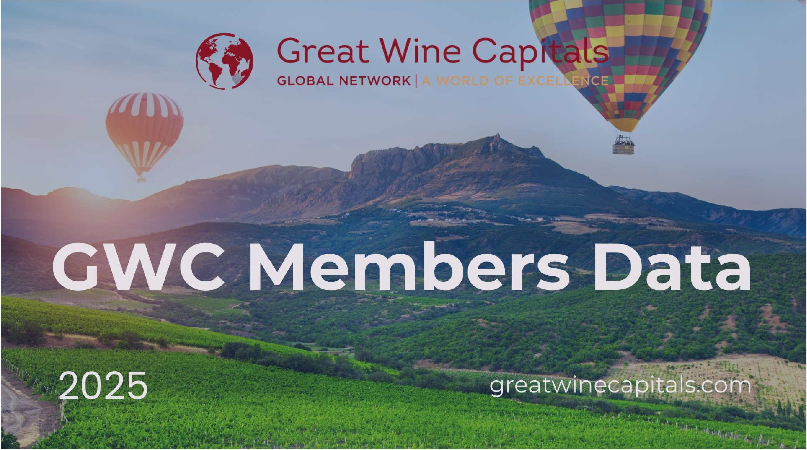 Great Wine Capitals Presents Members Data Report 2025 on Wine & Wine Tourism
