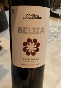 Beltza: a red txakoli. Photo: Tom Perry