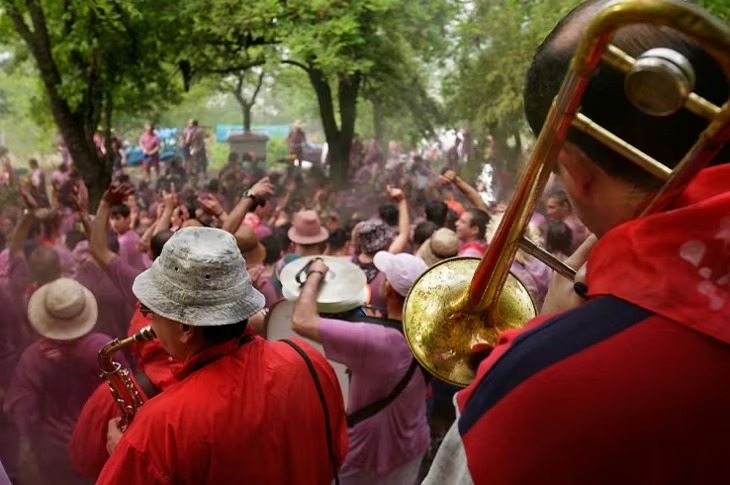 The Wine Battle in Haro, La Rioja, Spain. Photo: Rafael López Monné. Courtesy of Haro Town Council.