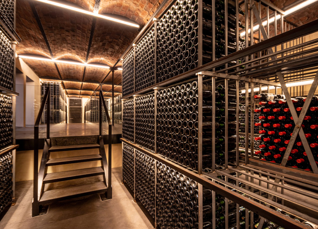 Bordeaux château Chateau Lagrange cellars