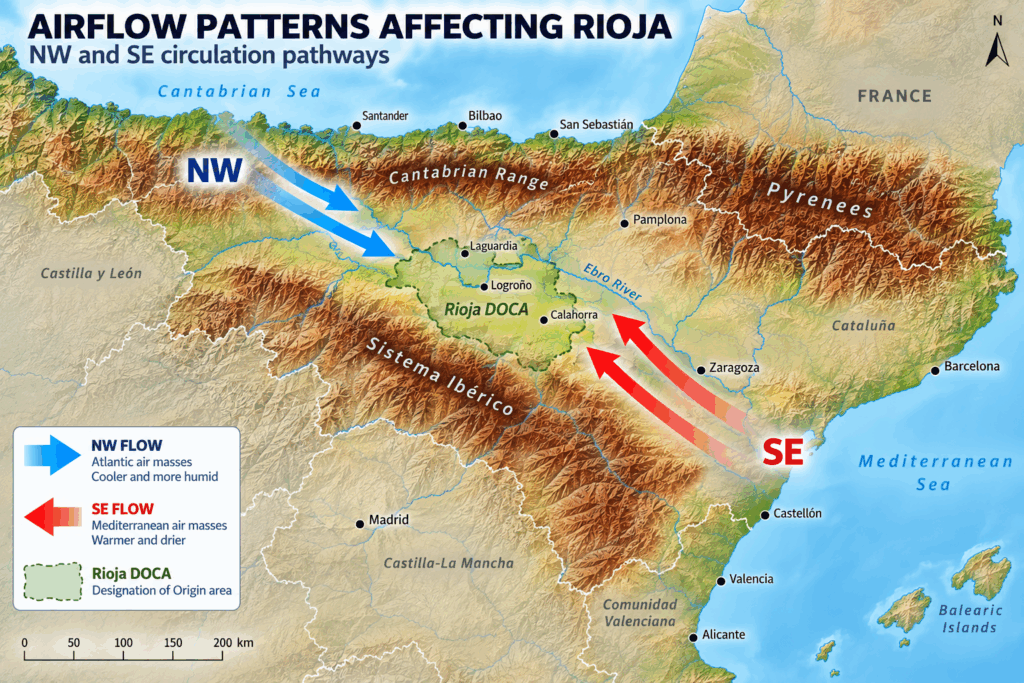 Climate in Rioja