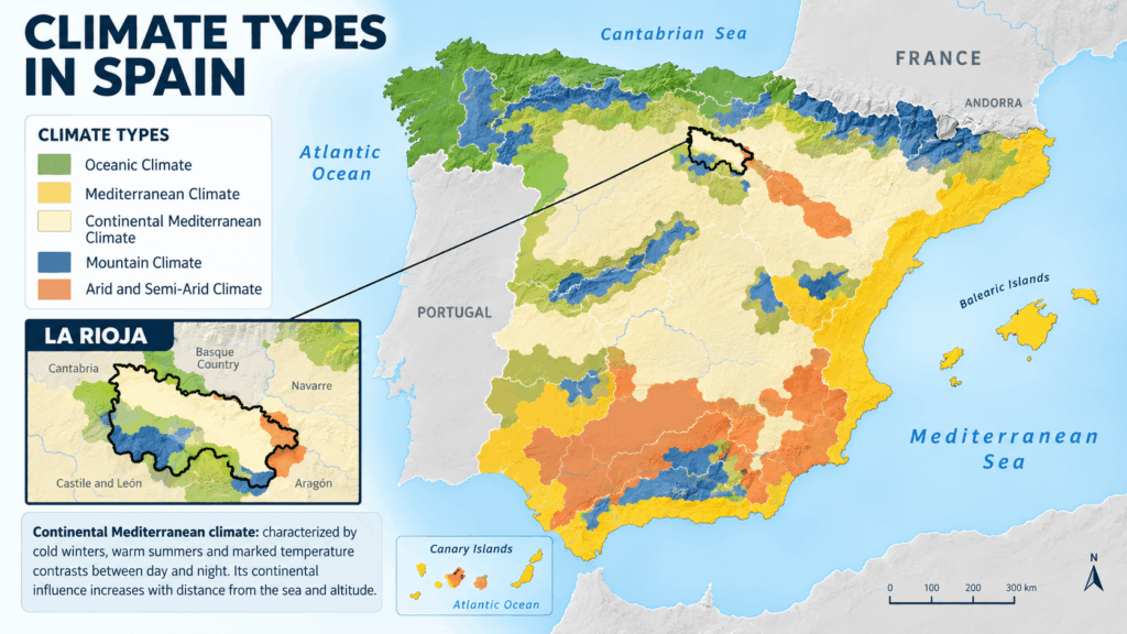Climate in Rioja