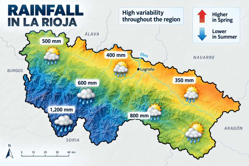 Climate in Rioja