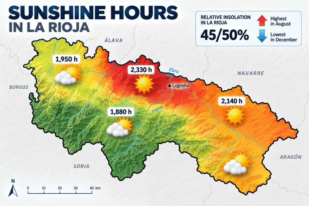 Climate in Rioja